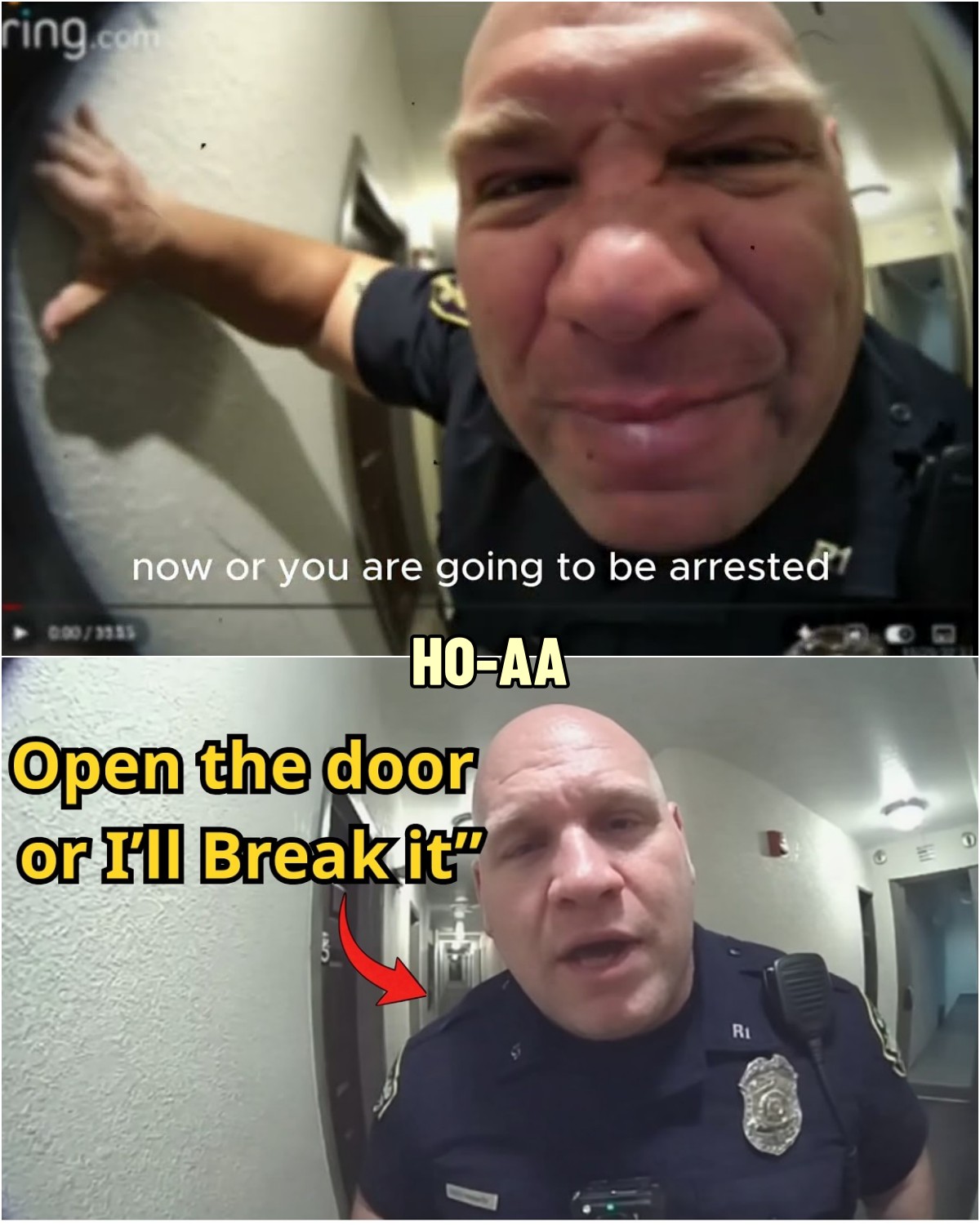 Midnight pounding. A cop yelling, ''Open up or I’m breaking it down.'