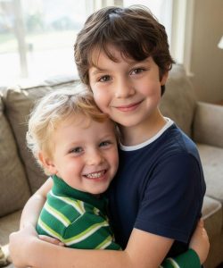 Six months after my oldest son di:ed, Noah climbed into the car after kindergarten and smiled.