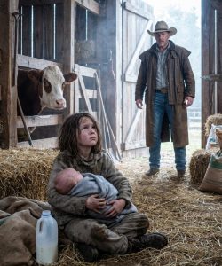 I’m sorry, sir… I don’t have money for milk,” whispered a 7-year-old girl begging at dawn—but when a Texas rancher followed her through the rain and discovered the starving baby she was hiding, a shocking abandonment secret came to light.