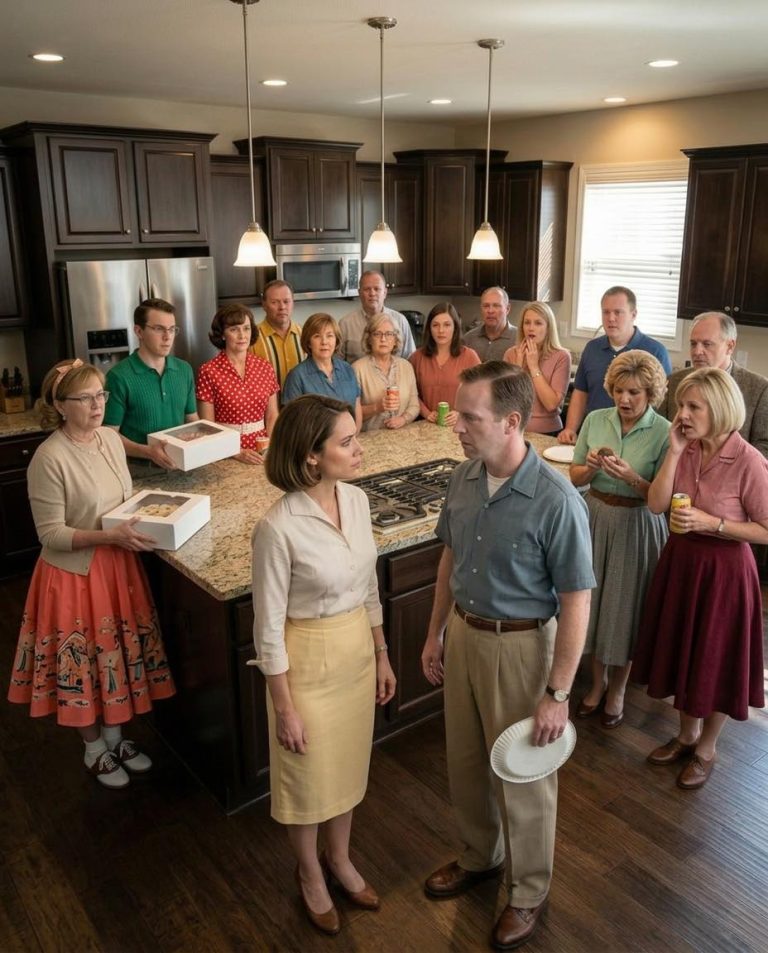 I said nothing when my husband sneered, ‘From now on, buy your own food—stop living off me!’ So I smiled… and waited. Weeks later, on his birthday, he packed our house with 20 hungry relatives expecting a free feast. But the second they ru