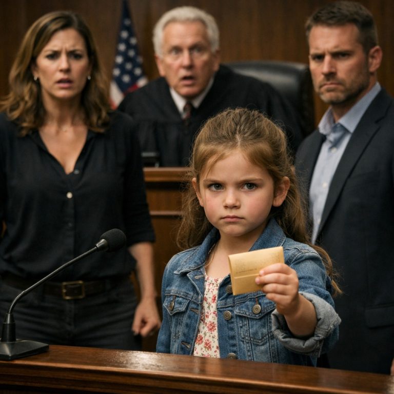 My husband filed for divorce, hoping to take my daughter. But in court, my daughter surprised the judge, “”I want to show you something that Mom doesn’t know about, Your Honor.