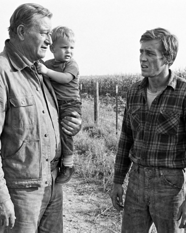 A young Colorado farmer watched half his corn get wrecked by movie-set horses—and got brushed off with a tiny check and a cruel joke: “Sue the horses.” He came back with his wife and toddler… and John Wayne happened to be watching. One quiet handshake later, the “offer” became ten times bigger. | HO!!!!