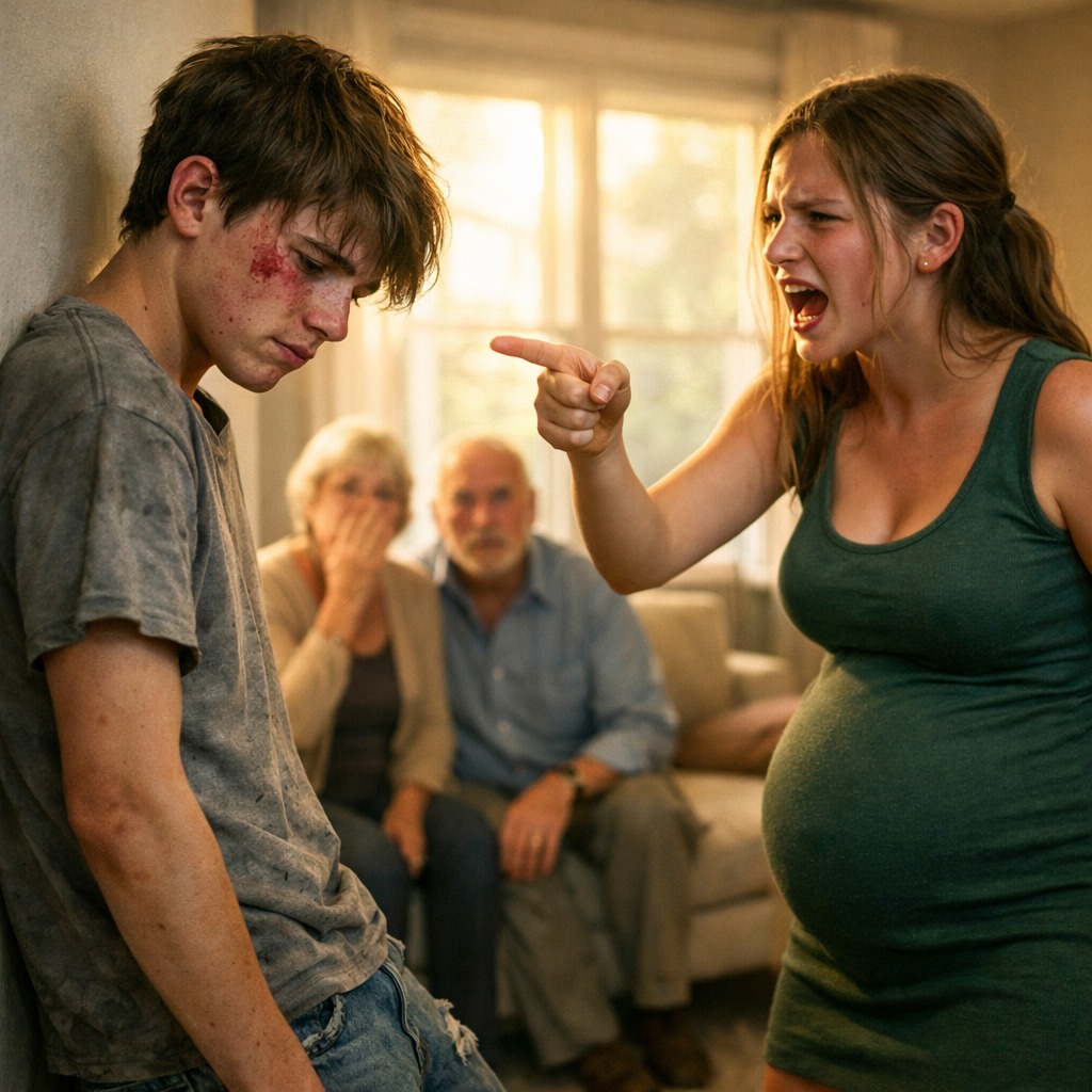 When I was 17, my adopted sister told everyone I got her pregnant. My parents threw me out, my girlfriend walked away, and my entire world fell apart in a single night. Ten years later, the truth finally surfaced, and my whole family showed up at my door in tears. I didn’t open it.