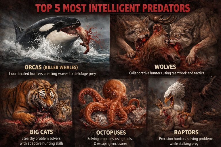Top 5 Most Intelligent Predators on Earth – You Won’t Believe #1!