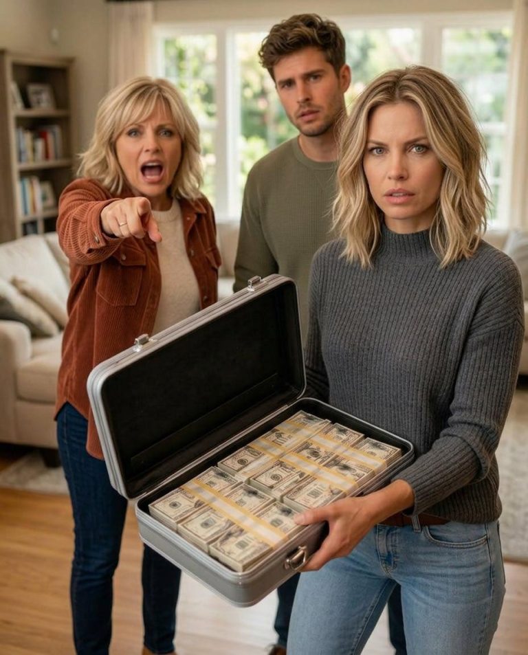 My mother-in-law burst into the house, shouting, “Where’s the money from your mother’s apartment sale?”
